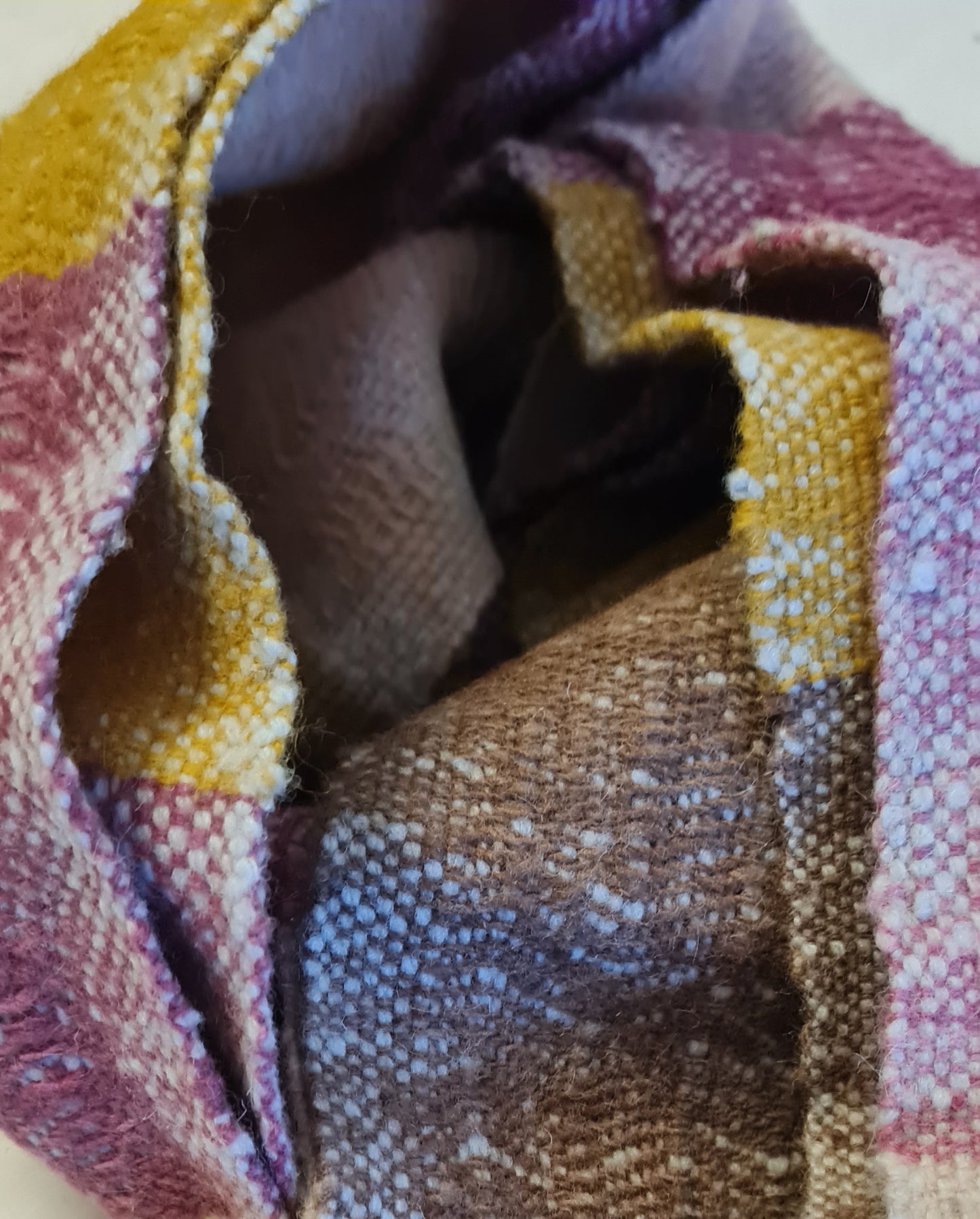 Handwoven Angora Wool Shawl