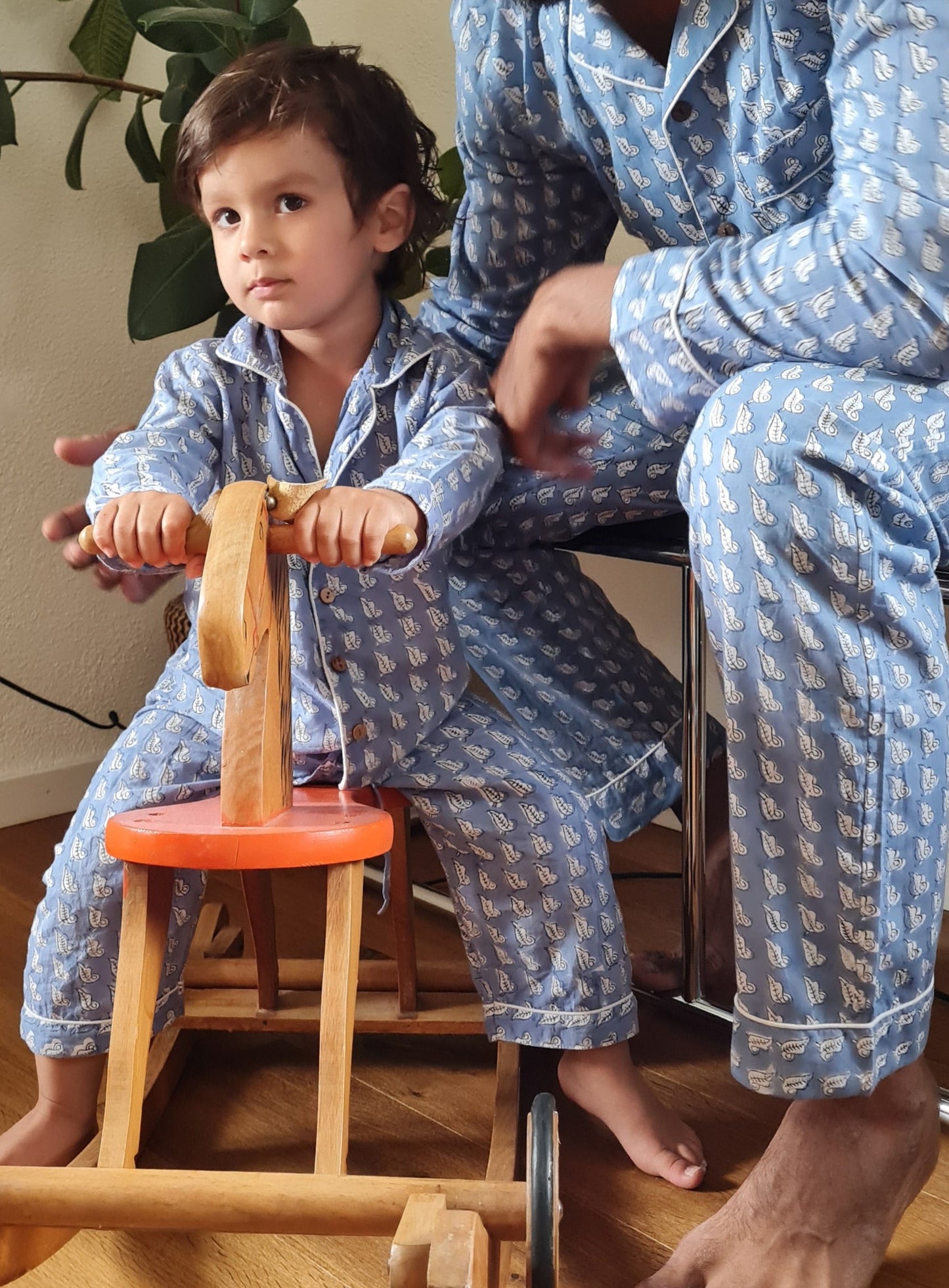 Kids Pyjama Block Print