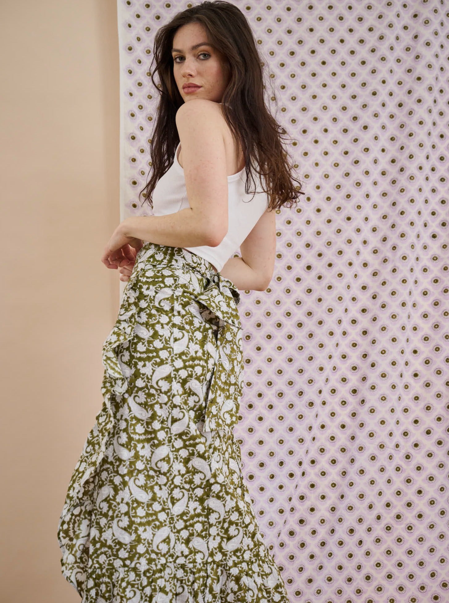 Boteh Wrap Skirt – Kahani Dor