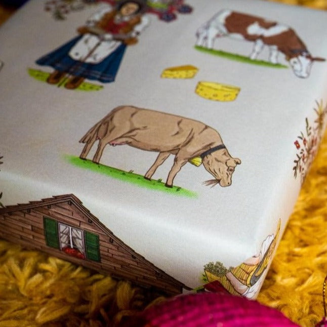 Gift Wrapping Paper Helvetia