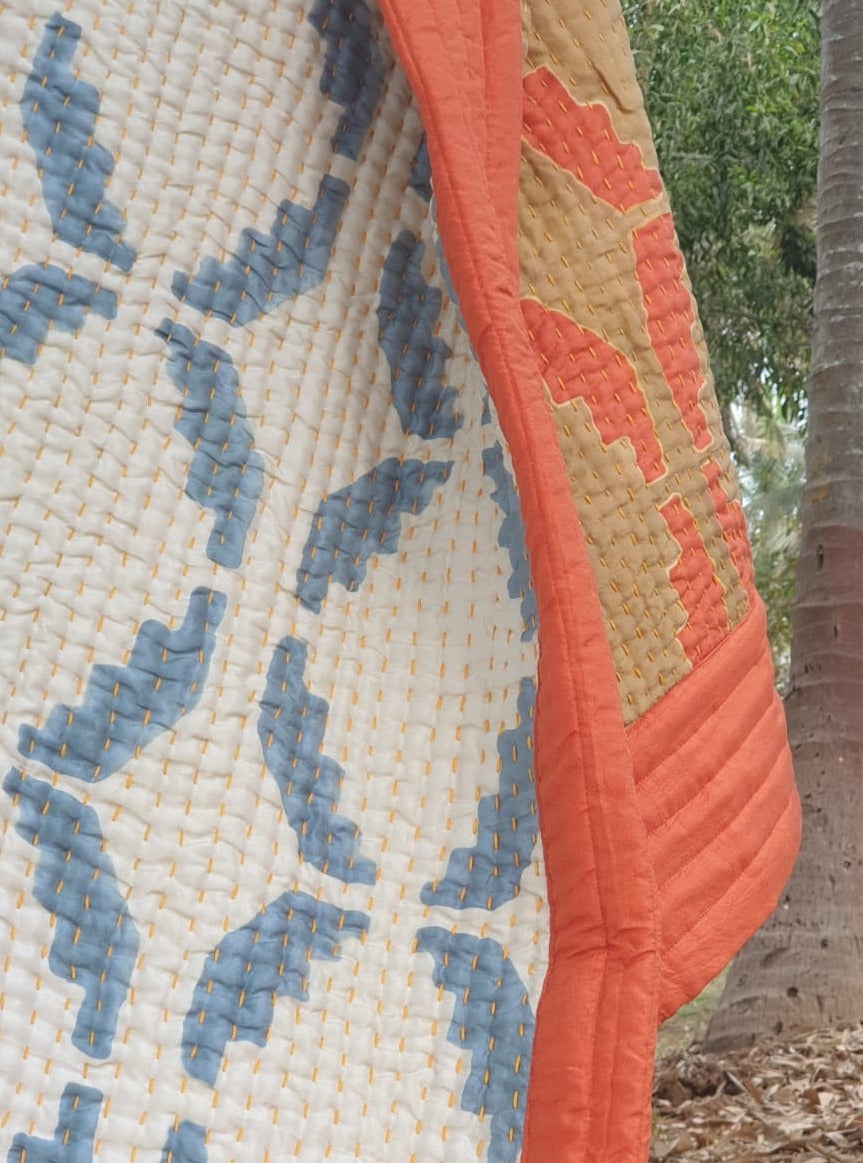 Kantha Throw Silk