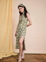 Load image into Gallery viewer, Summer Dress in Organic Cotton hand printed
