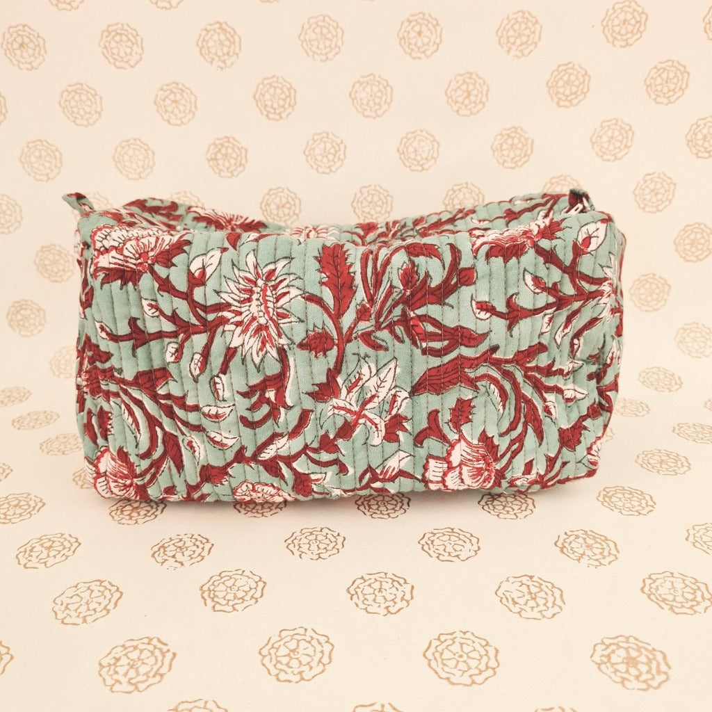 Beauty Bag Block Print